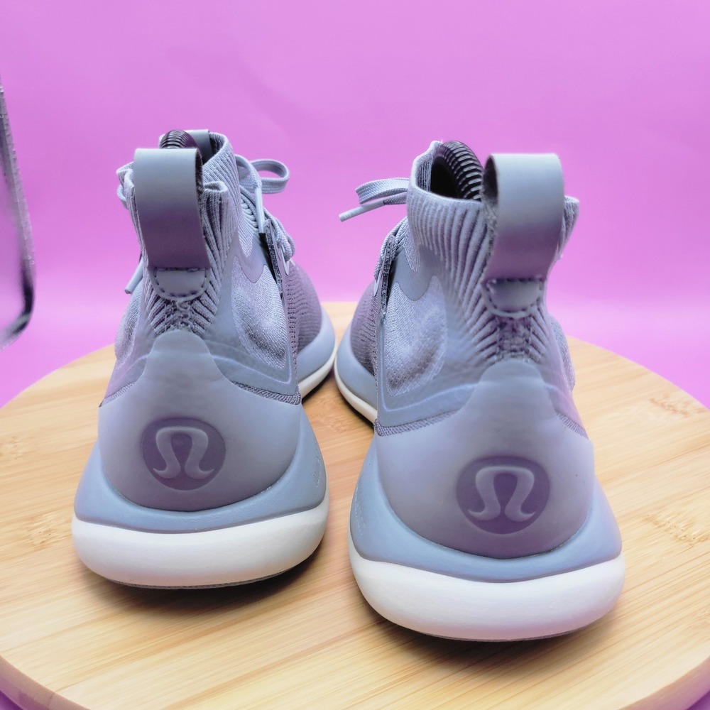 Lululemon Chargefeel Workout Mid Womens 7.5 RHIG/ALPW/SILD Purple Grey Sneakers - Picture 5 of 10